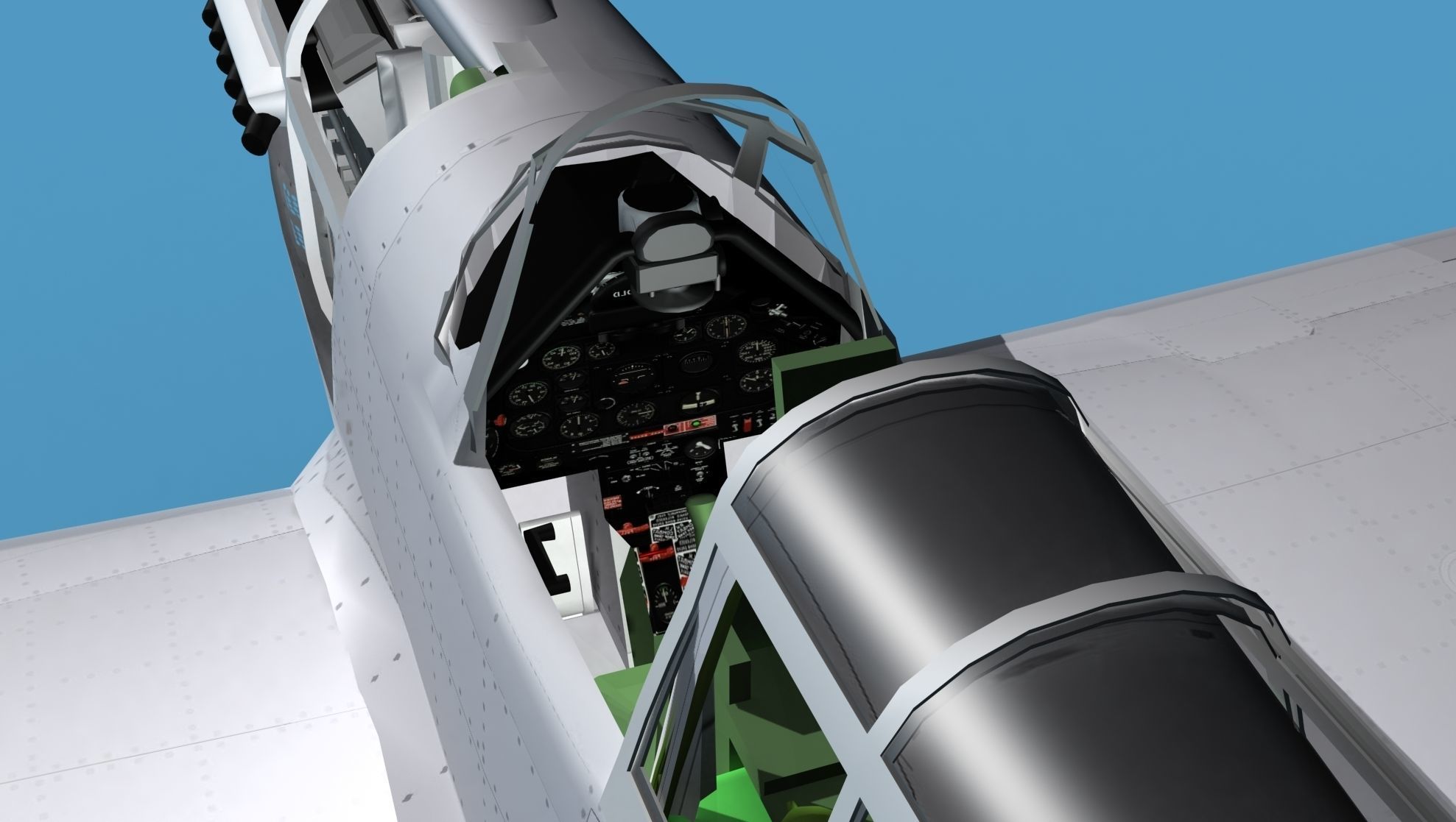 North American A-36A Apache 3D model_12