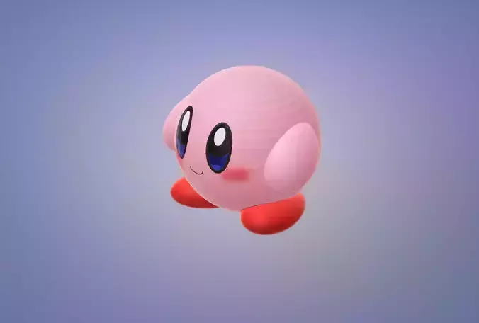 Kirby 3d model