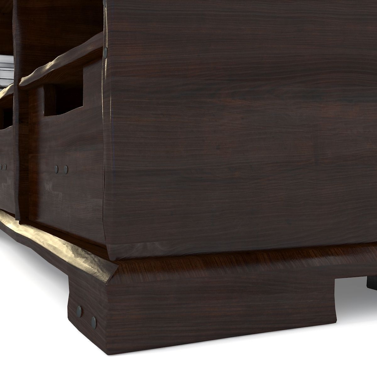 Retro Cupboard 13 3D model_7