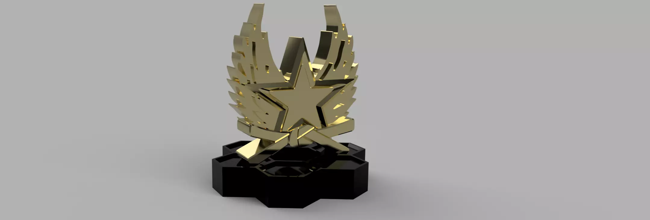 Star Trophy 3D print model_0