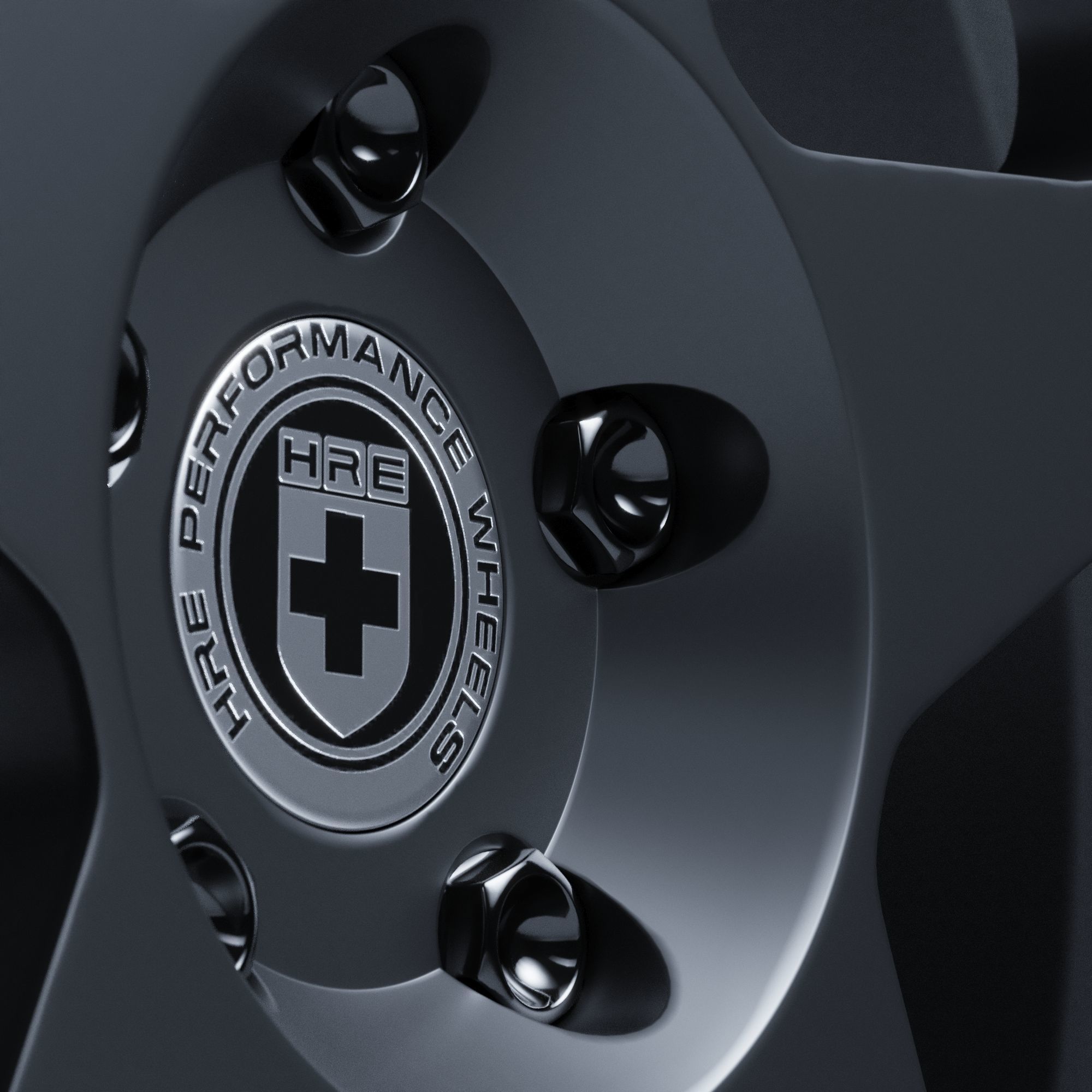 HRE 305 3 Piece Wheels Assembly Pack Low-poly 3D model_2