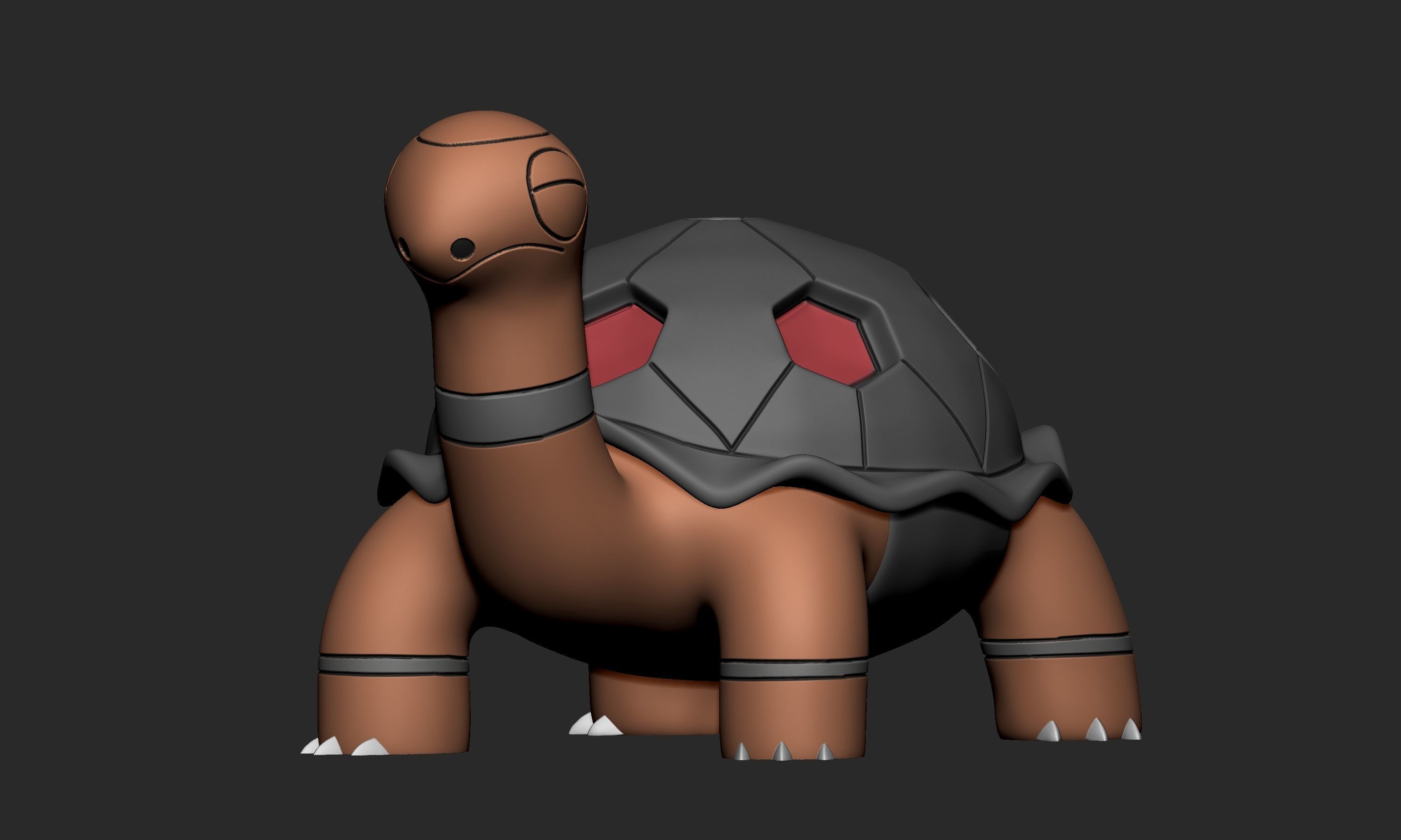 Pokemon - Torkoal 3D print model_4