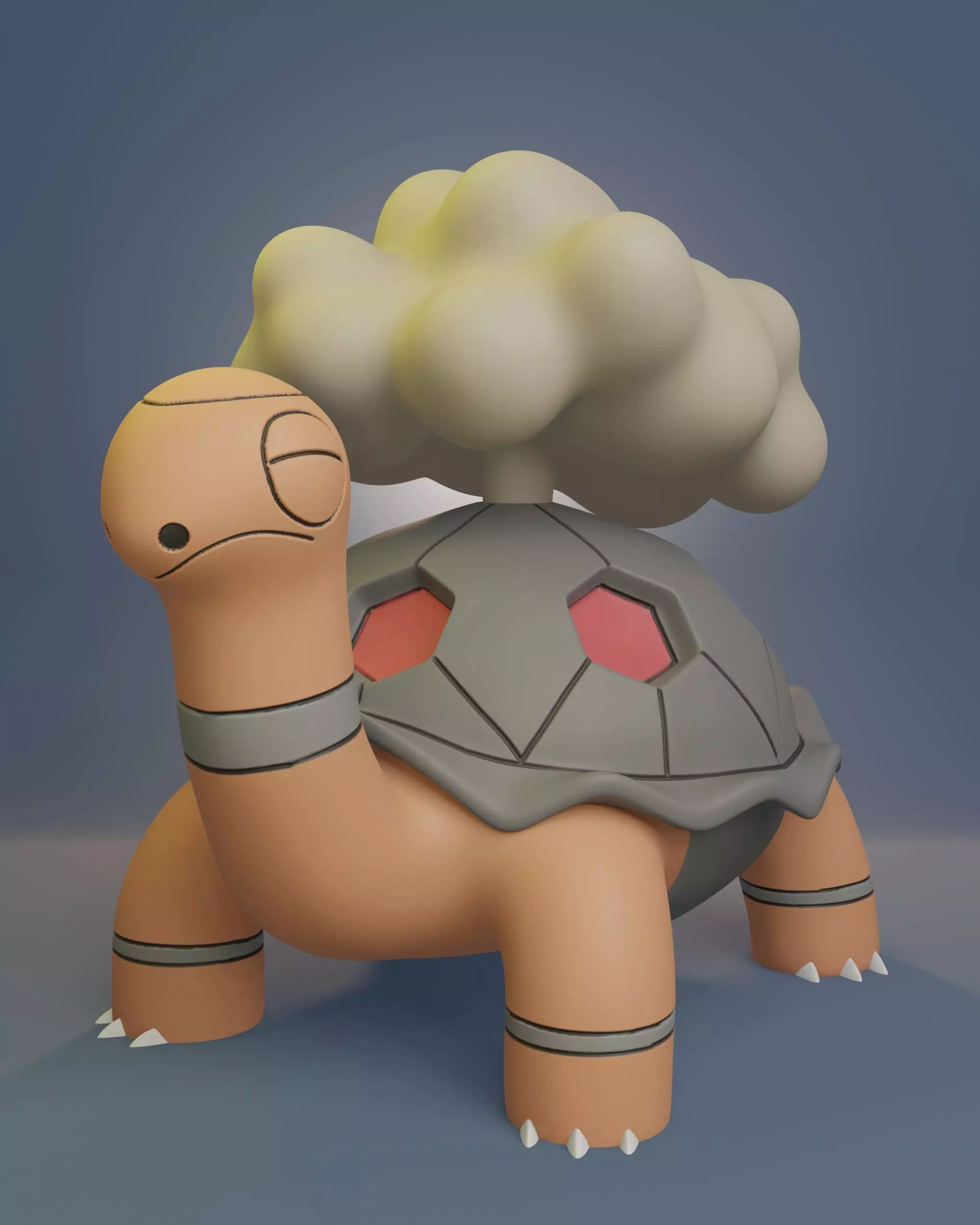 Pokemon - Torkoal 3D print model_0