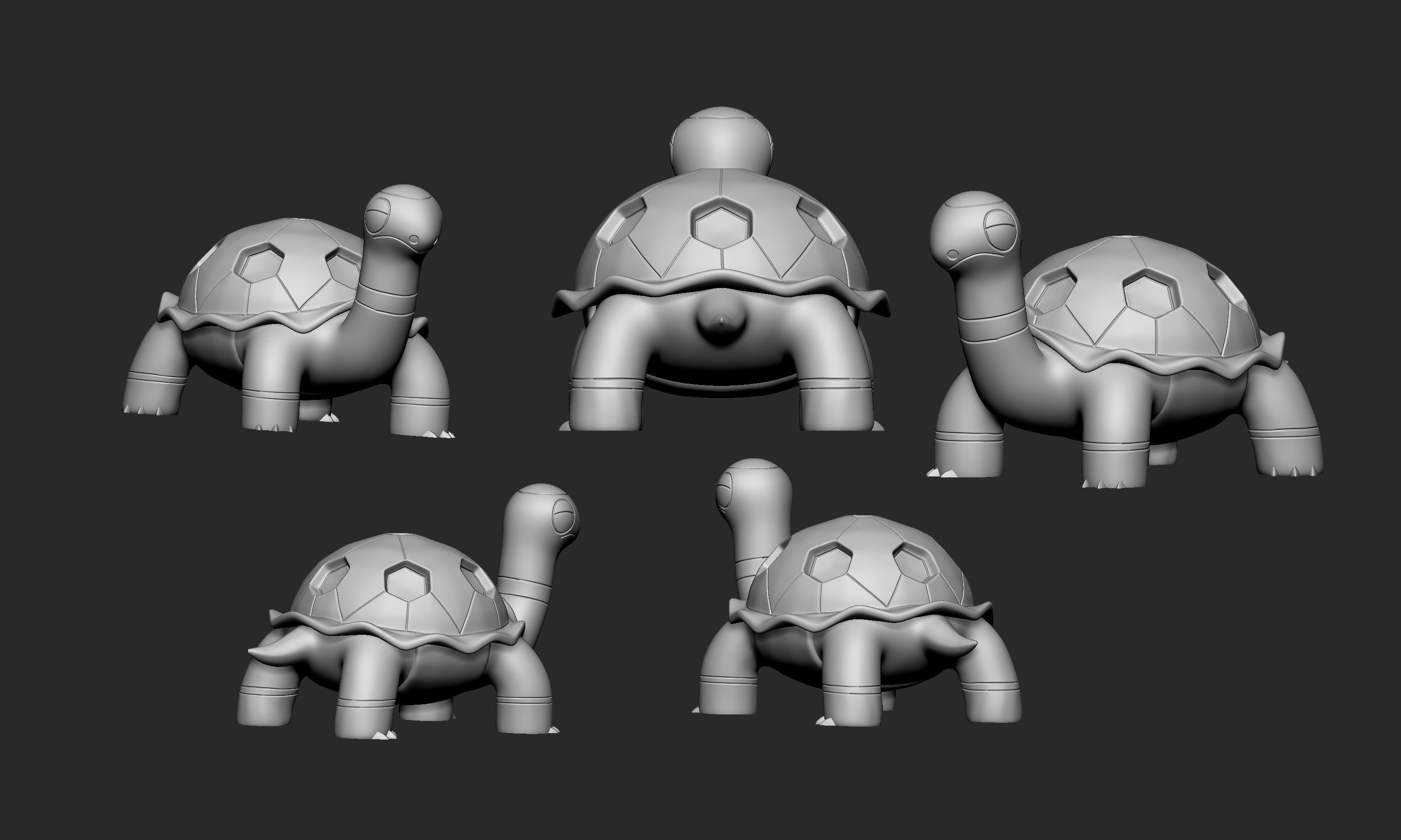 Pokemon - Torkoal 3D print model_6