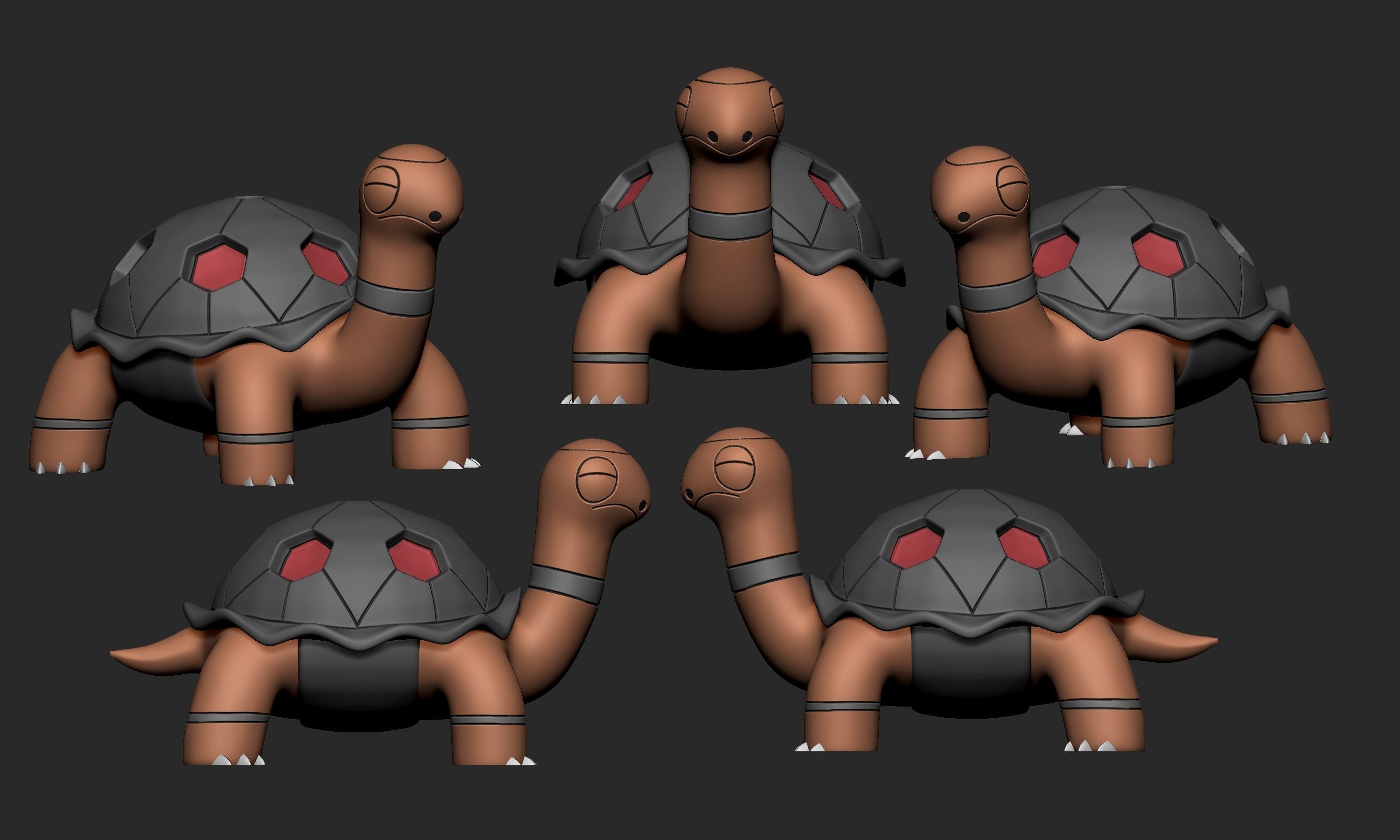 Pokemon - Torkoal 3D print model_5