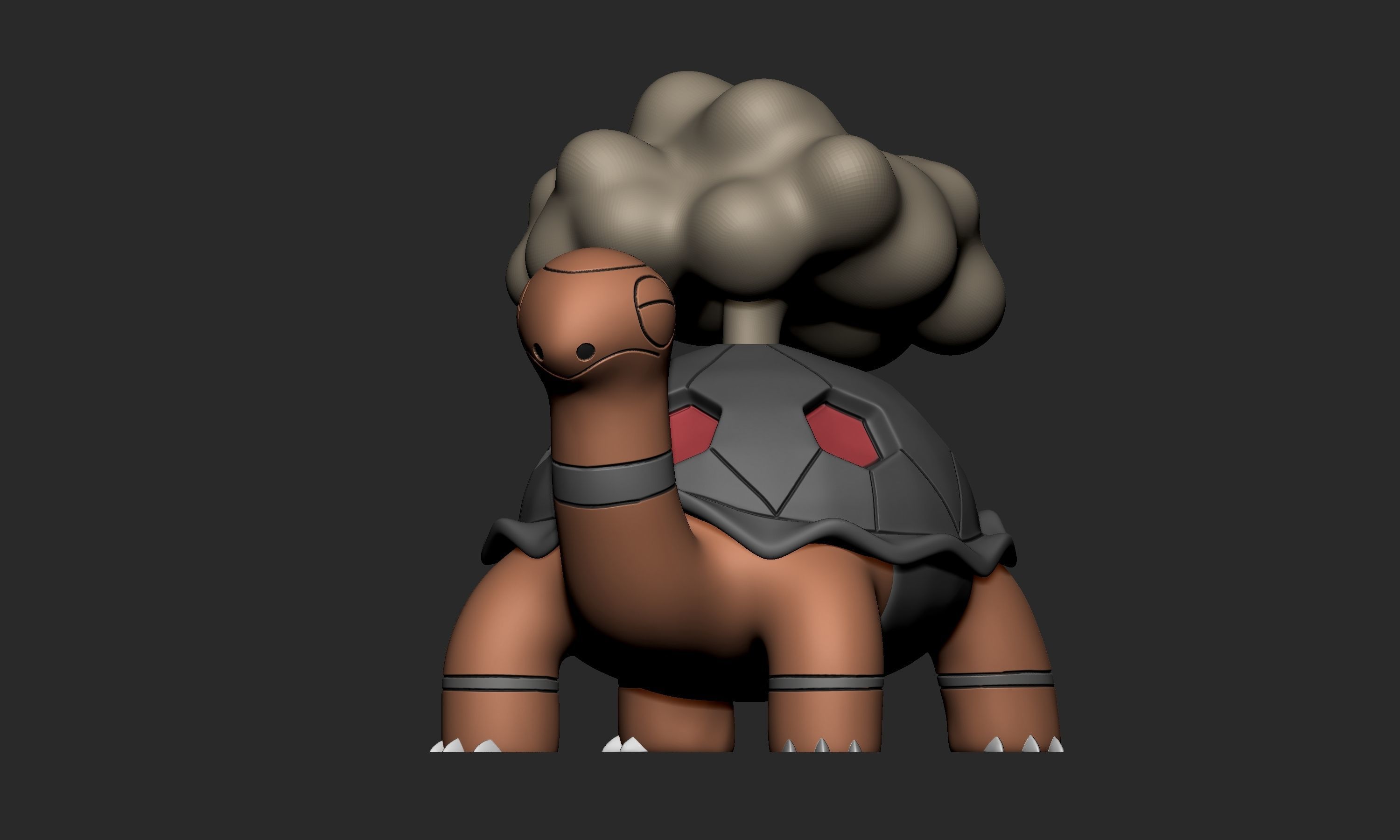 Pokemon - Torkoal 3D print model_1