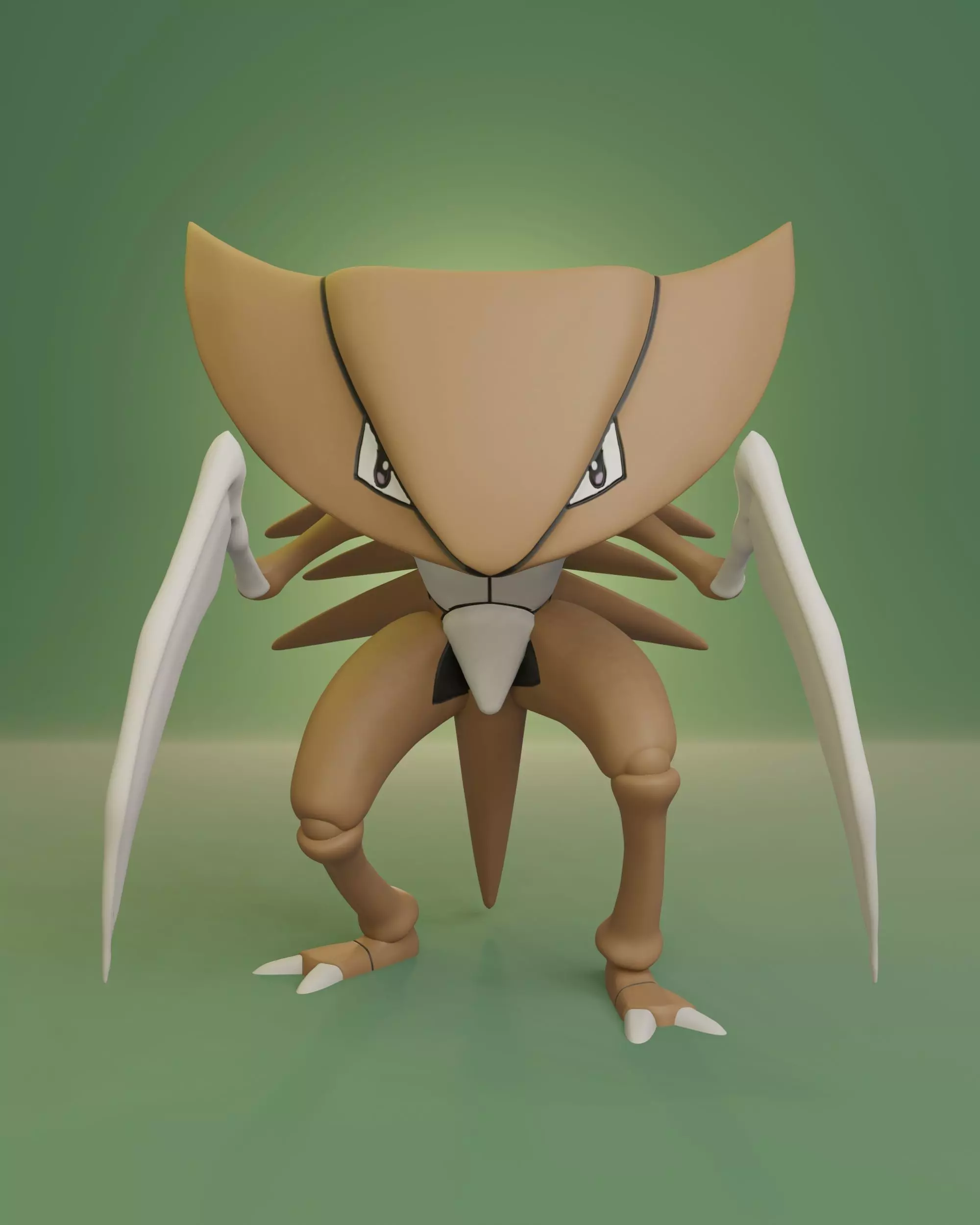 Pokemon - Kabutops with 2 different poses 3D print model_0