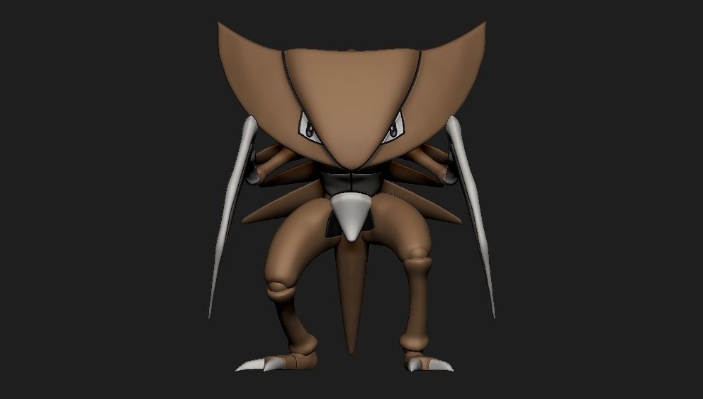 Pokemon - Kabutops with 2 different poses 3D print model_1