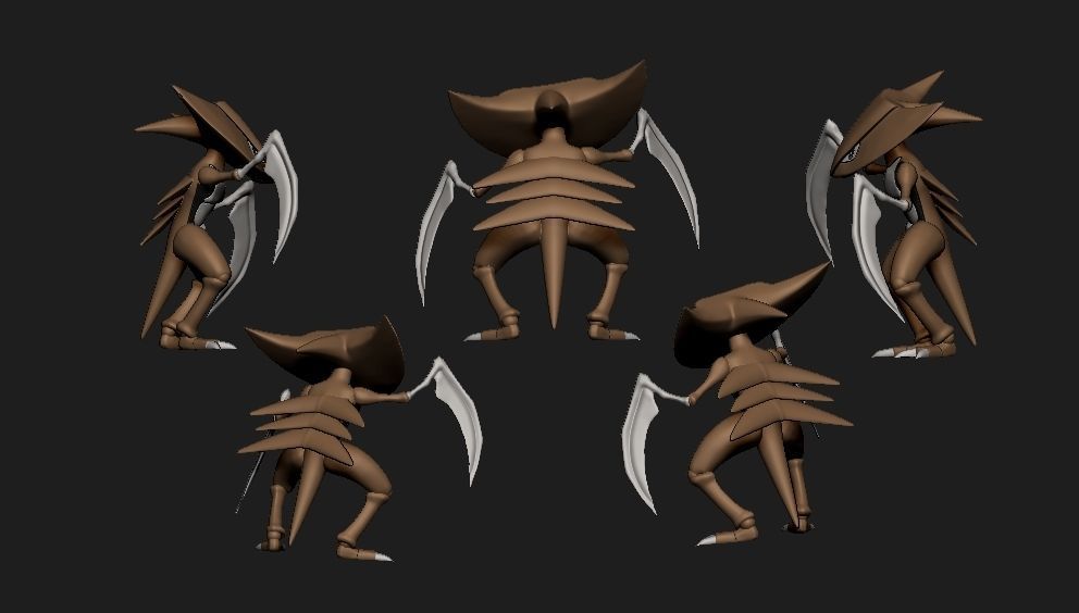 Pokemon - Kabuto and Kabutops  3D print model_17