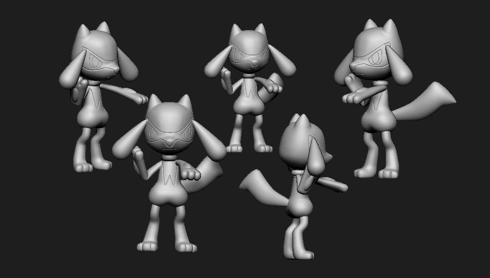 Pokemon - Riolu 3D print model_5