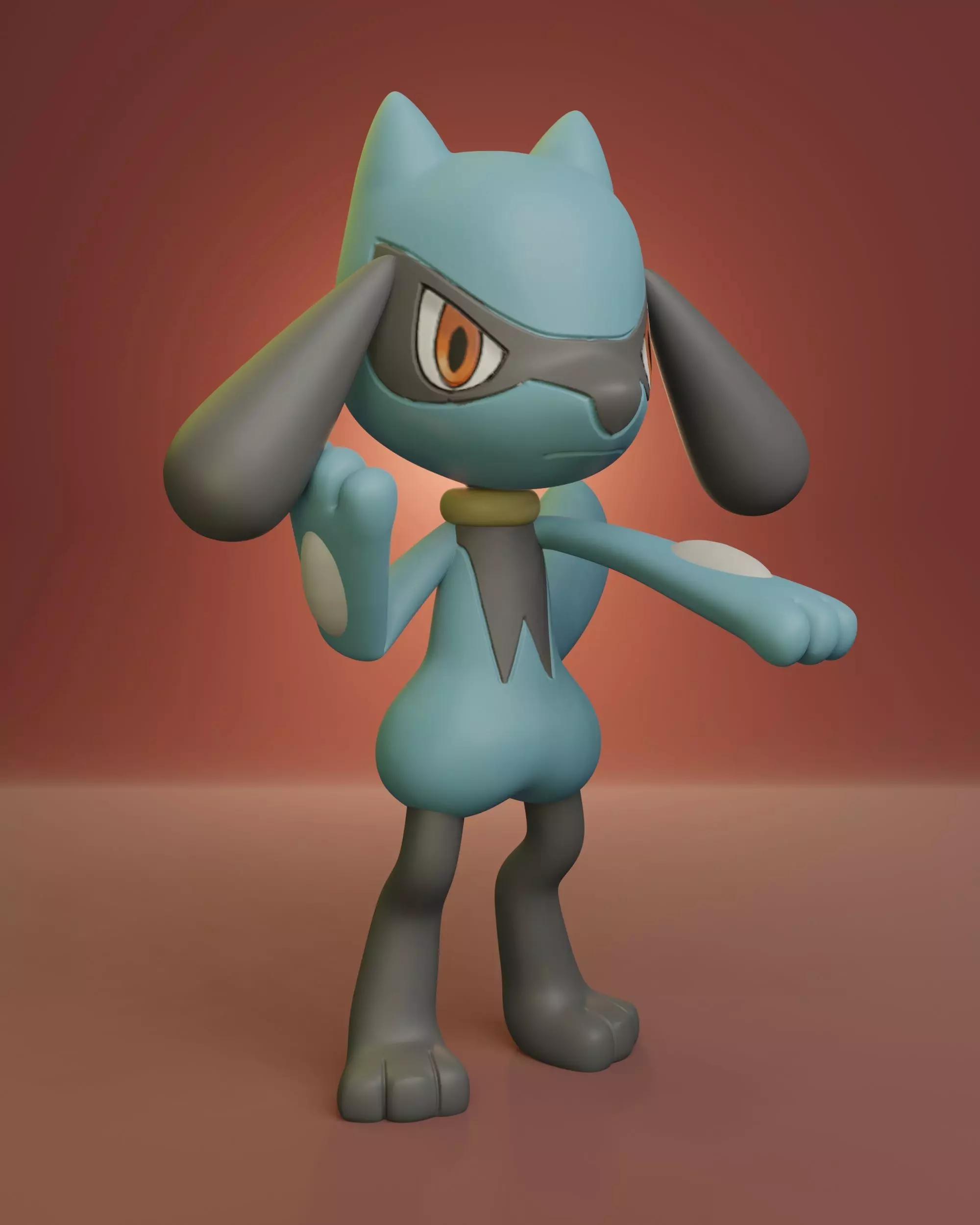Pokemon - Riolu 3D print model_0