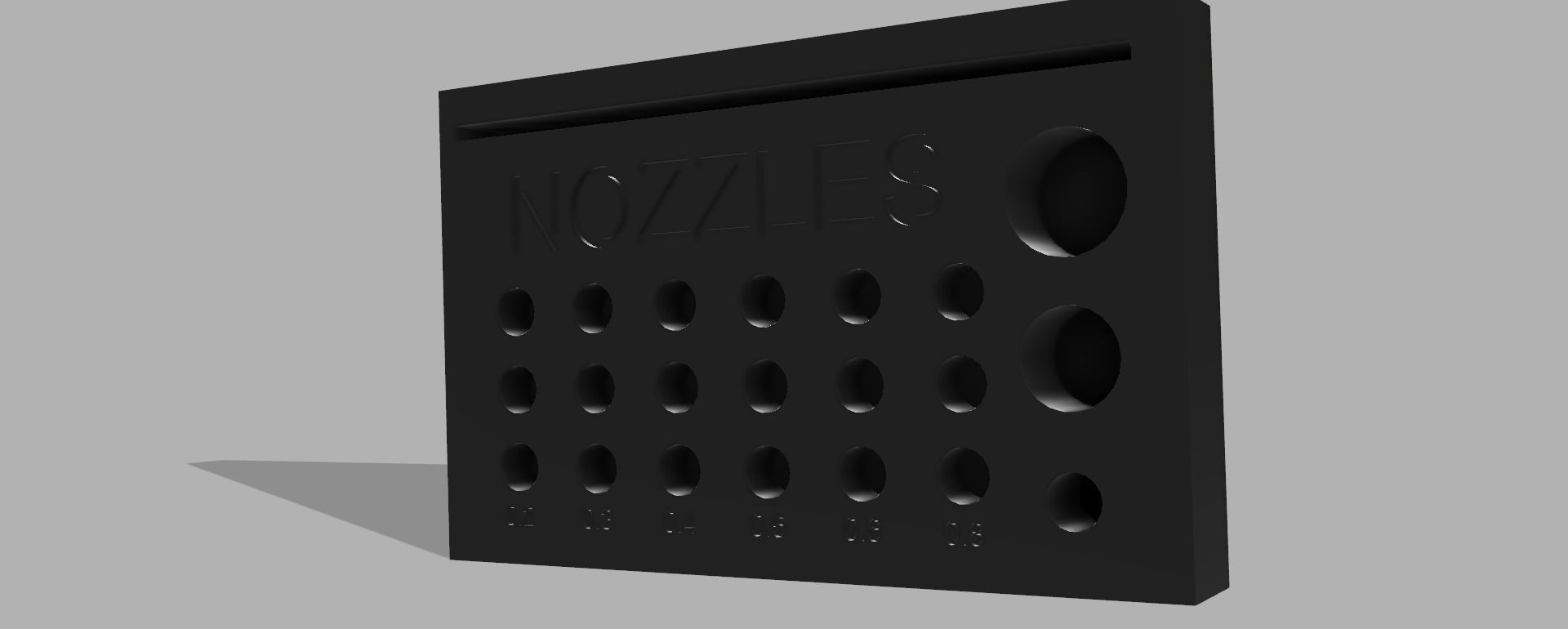 Nozzle and Tooling Holder 3D print model_1