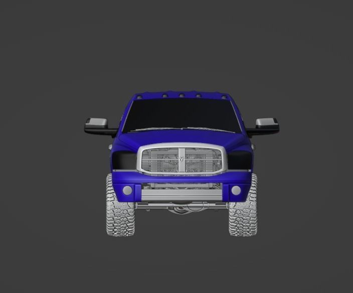 2007 3rd gen Ram 3D model_5