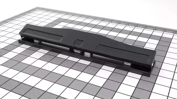 3 Ring Hole Punch 3D model
