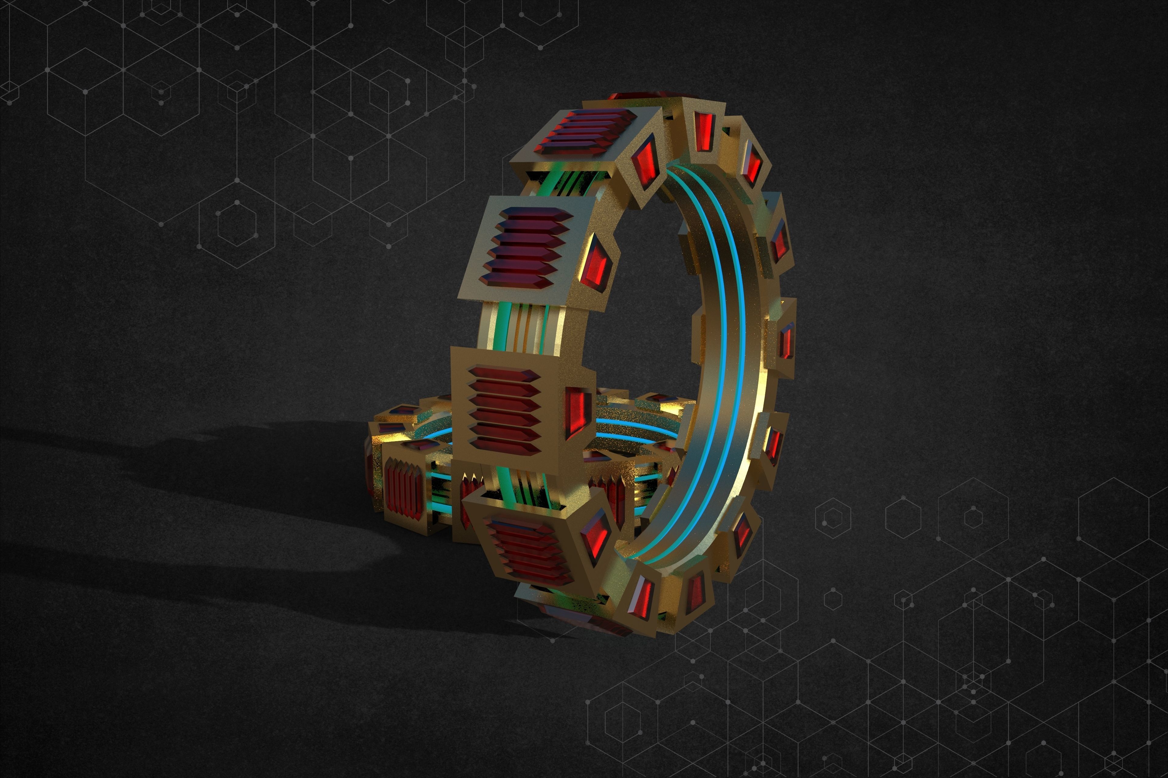 Ring Twelve 3D model_4