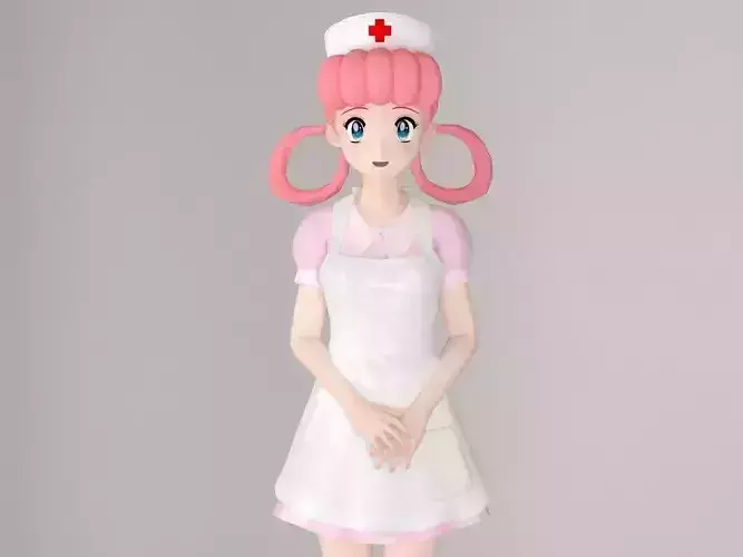 Joy anime girl pose 01