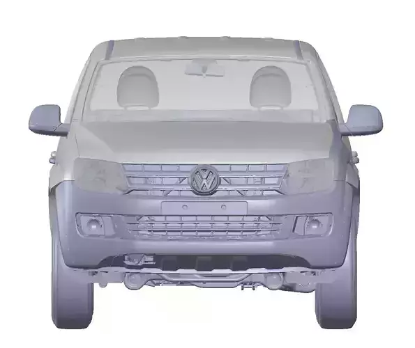 Volkswagen Amarok complete 3d scan model