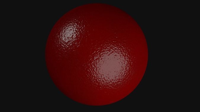 Strawberry material samples for video Free 3D model