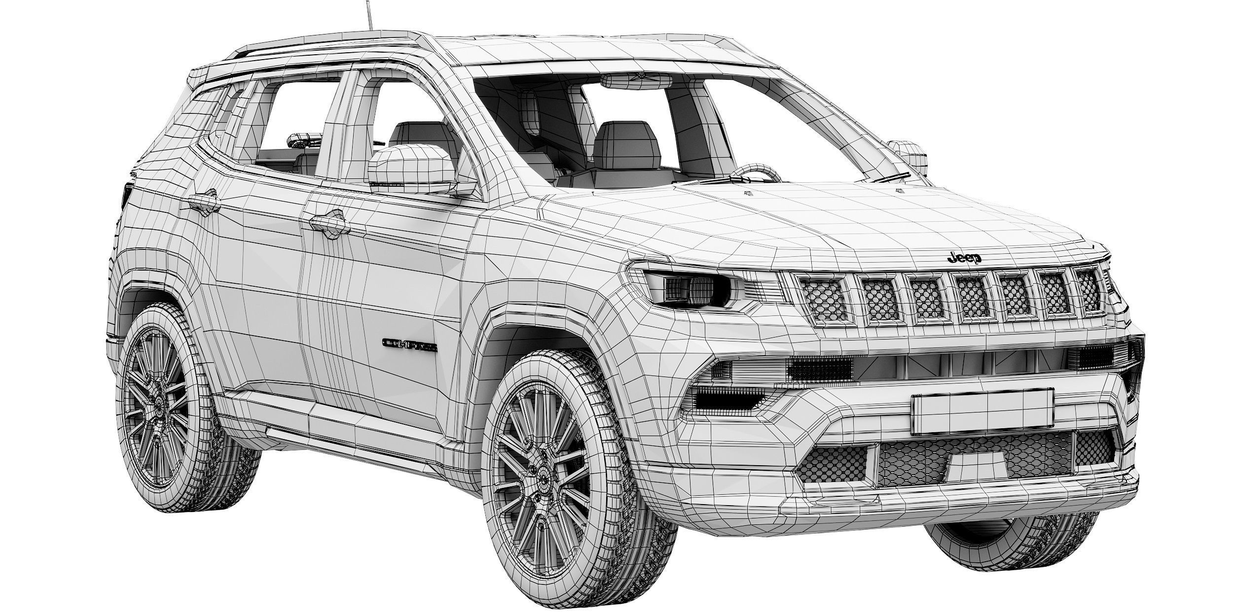 Jeep Compass 2022 3D model_16