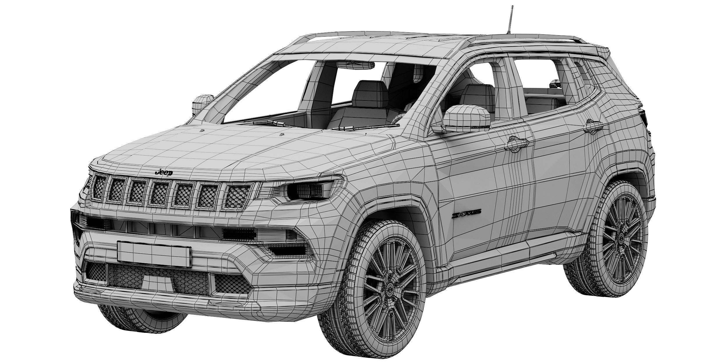 Jeep Compass 2022 3D model_13