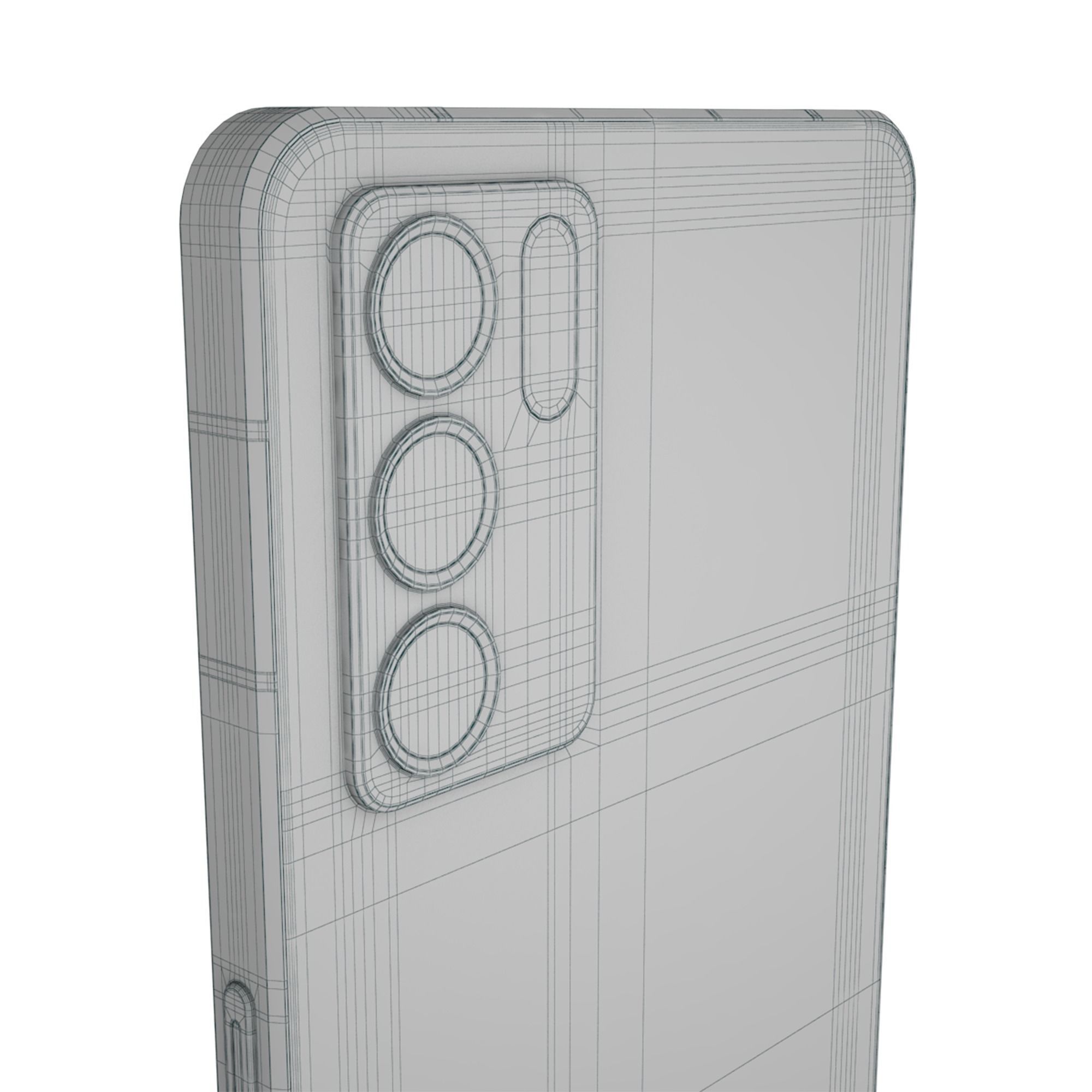 Oppo Reno6 5G Black and Blue Colors 3D model_9