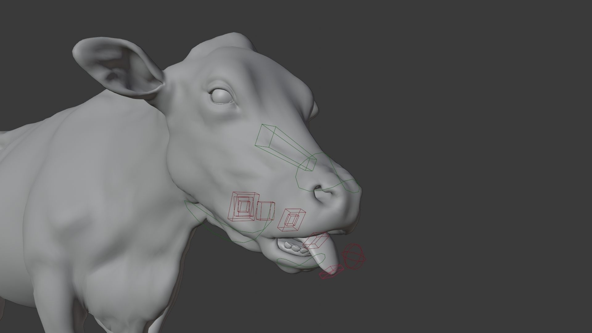 Black Cattle Animated VFX Grace 3D model_26