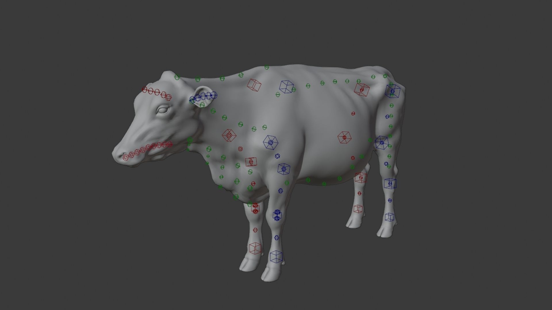 Black Cattle Animated VFX Grace 3D model_22