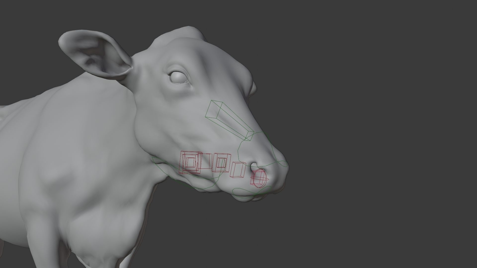 Black Cattle Animated VFX Grace 3D model_25