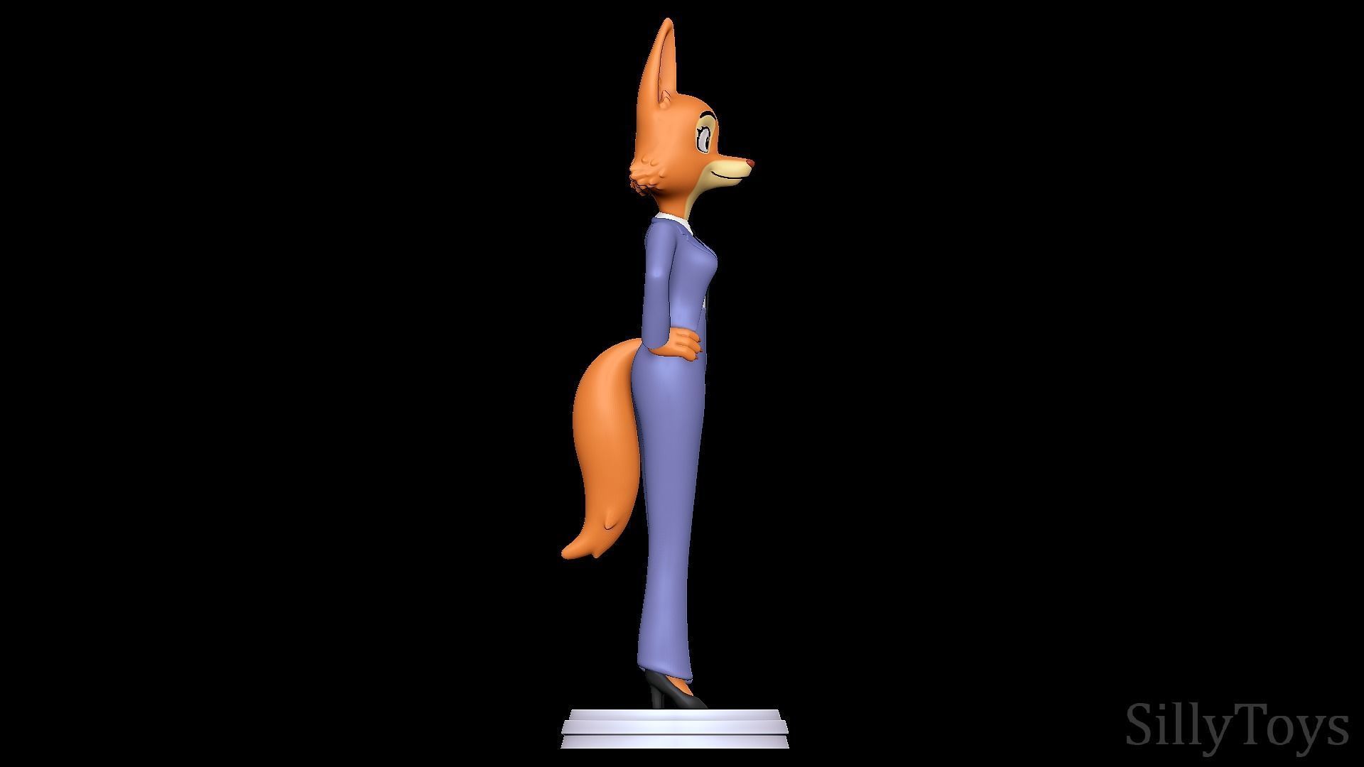 Diane Foxington - The Bad Guys 3D print model_6
