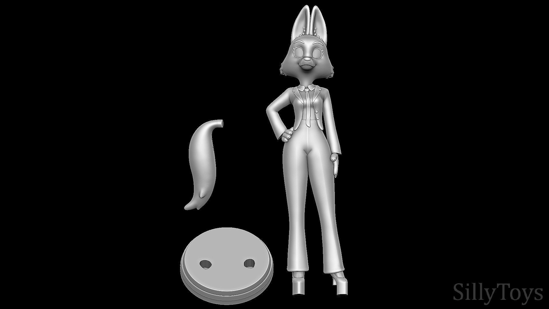 Diane Foxington - The Bad Guys 3D print model_10