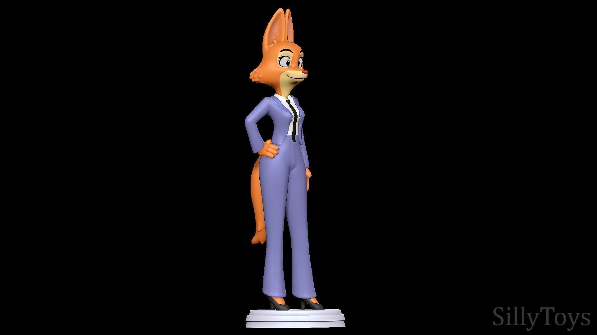 Diane Foxington - The Bad Guys 3D print model_7