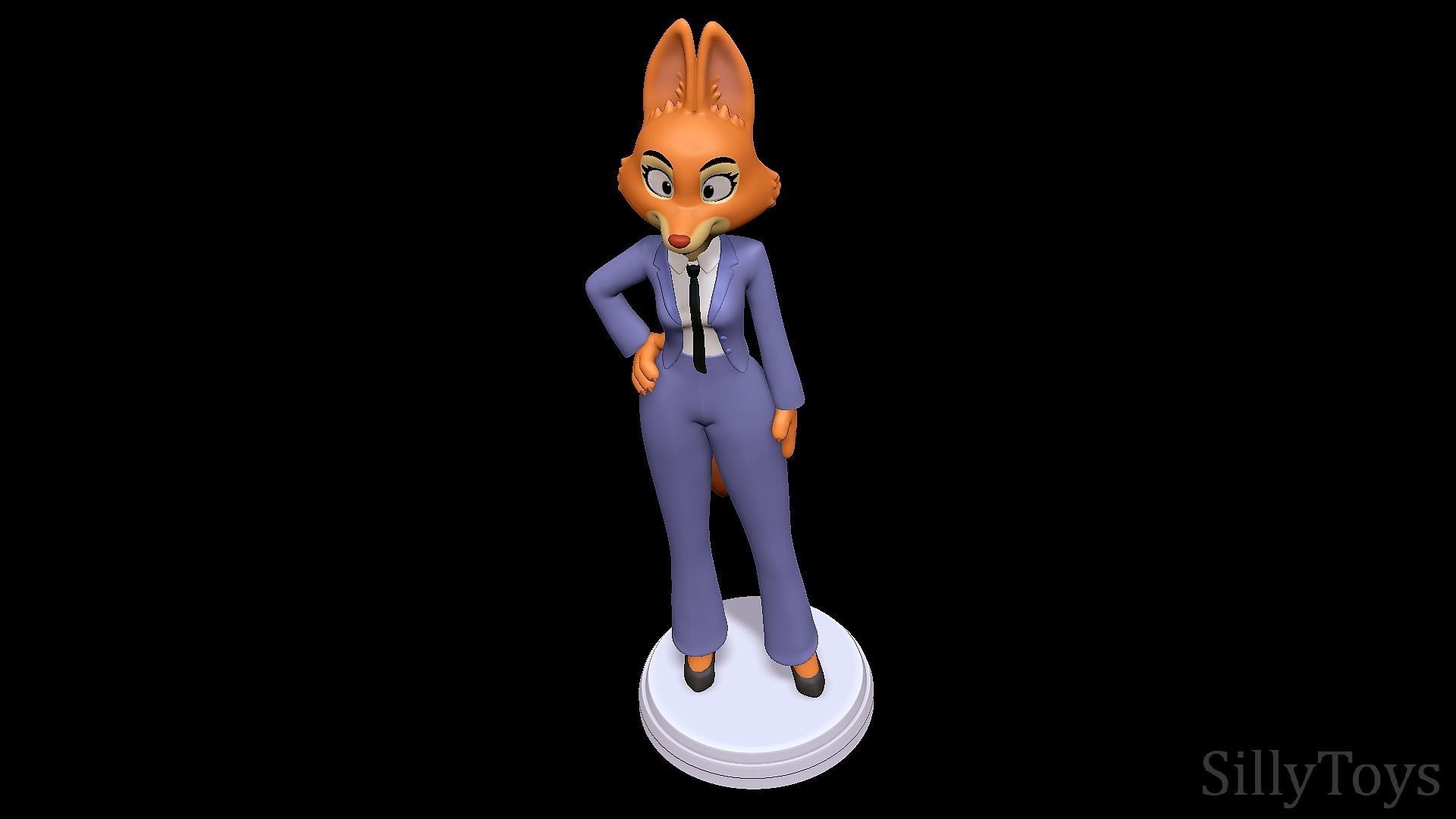 Diane Foxington - The Bad Guys 3D print model_8