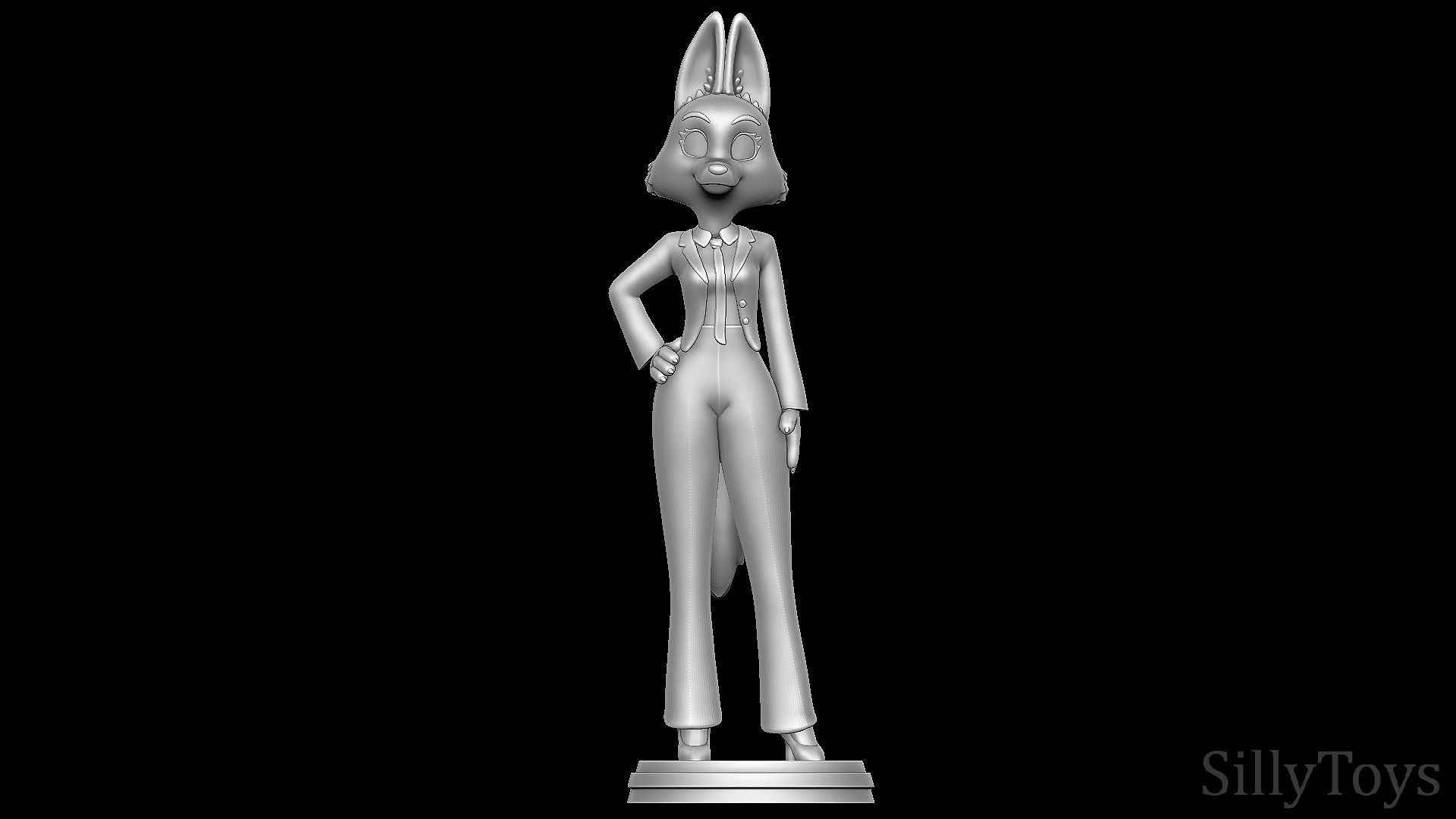 Diane Foxington - The Bad Guys 3D print model_9
