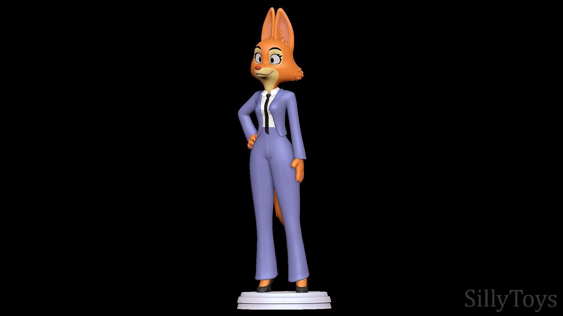 Diane Foxington - The Bad Guys 3D print model_1