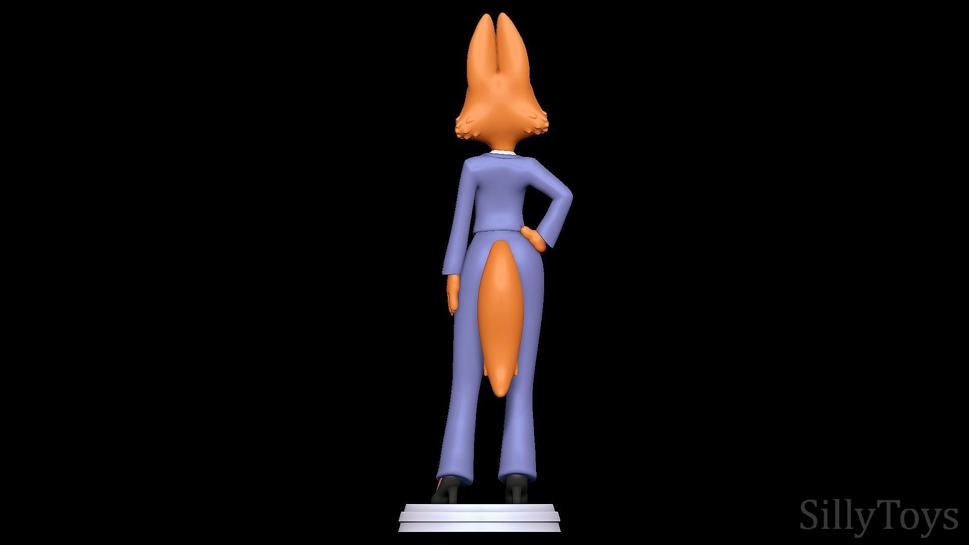 Diane Foxington - The Bad Guys 3D print model_4