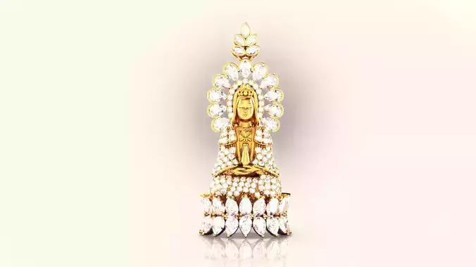 Buddha Guan Yin Pendant