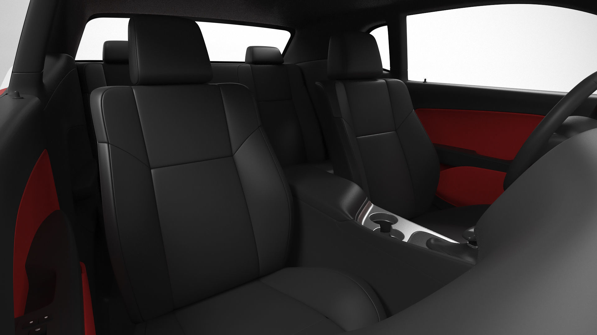 Dodge Challenger Hellcat 2022 Custom 3D model_9