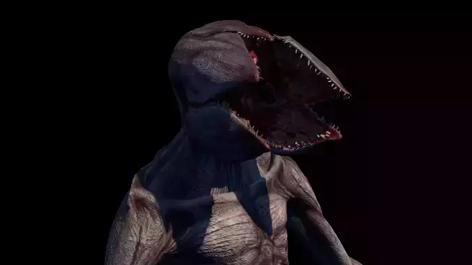 Demogorgon - Rigged - Stranger Things - Monster 3D model