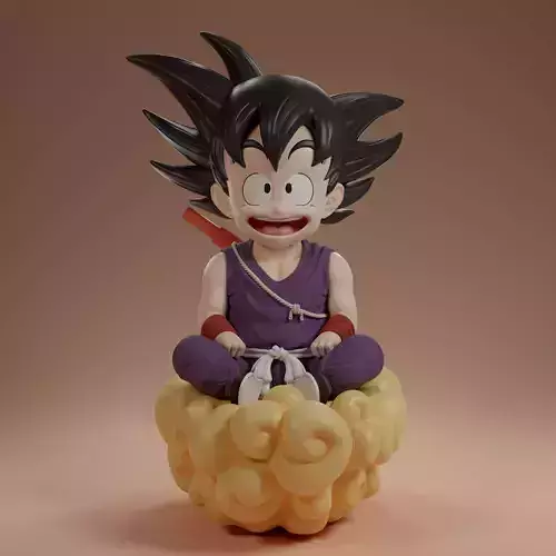 Son Goku Young   3D print model