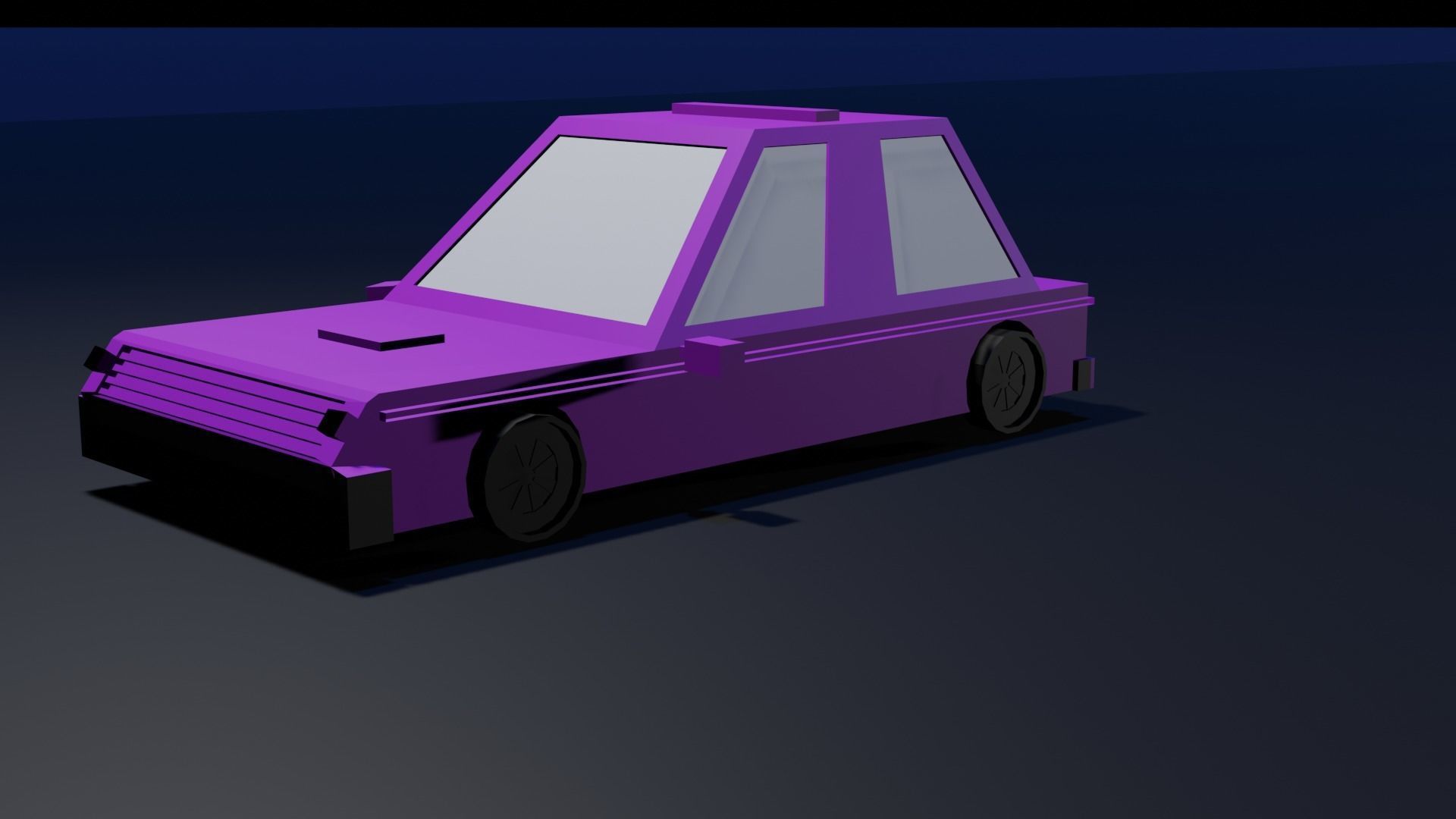 3D model Low Poly Cars made with blender VR / AR / lowpoly CGTrader