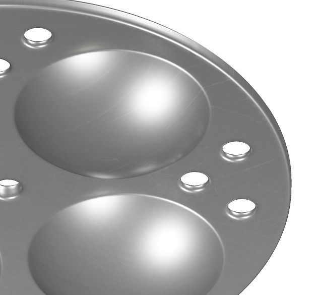 Food Idly Tray 3D model_2