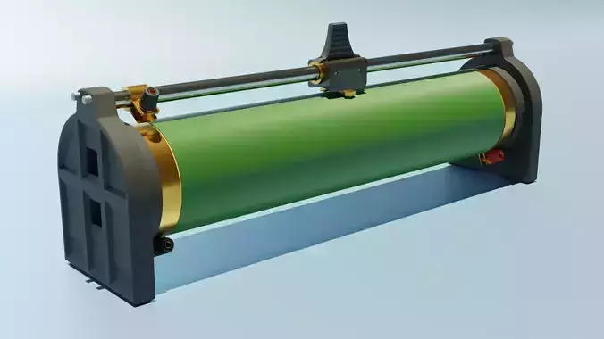 Laboratory rheostat 3D model