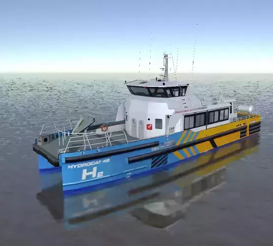 Offshore Supply Ship 3d model low-poly Low-poly 3D model