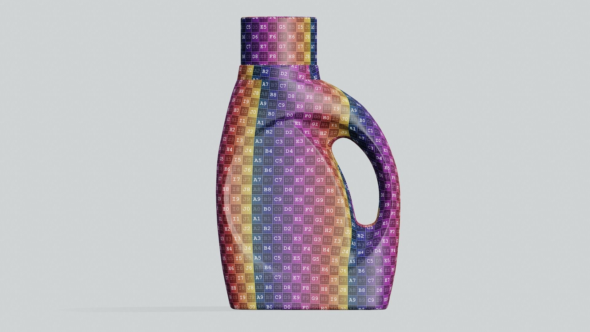Laundry Bottle Mock Up 3D model_7
