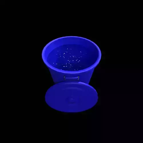 Plastic Bucket H40cm 1 Open - With Water Mesh-LP