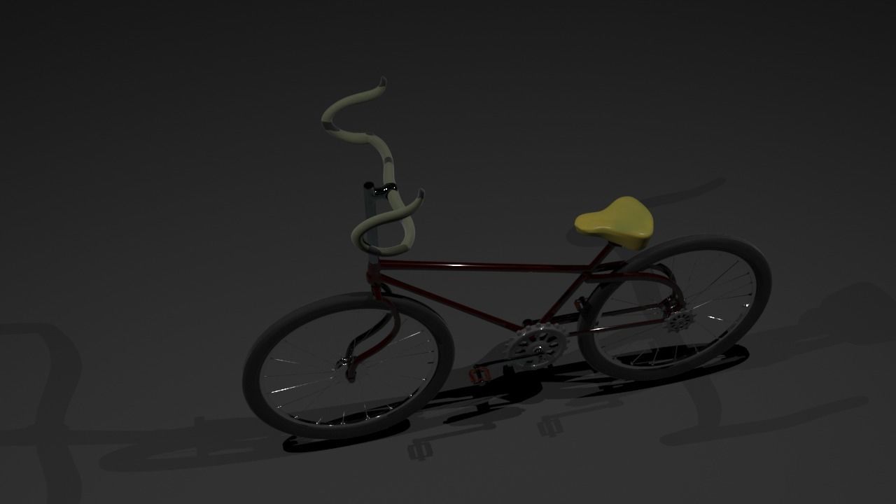 racing Bike  Free 3D model_9