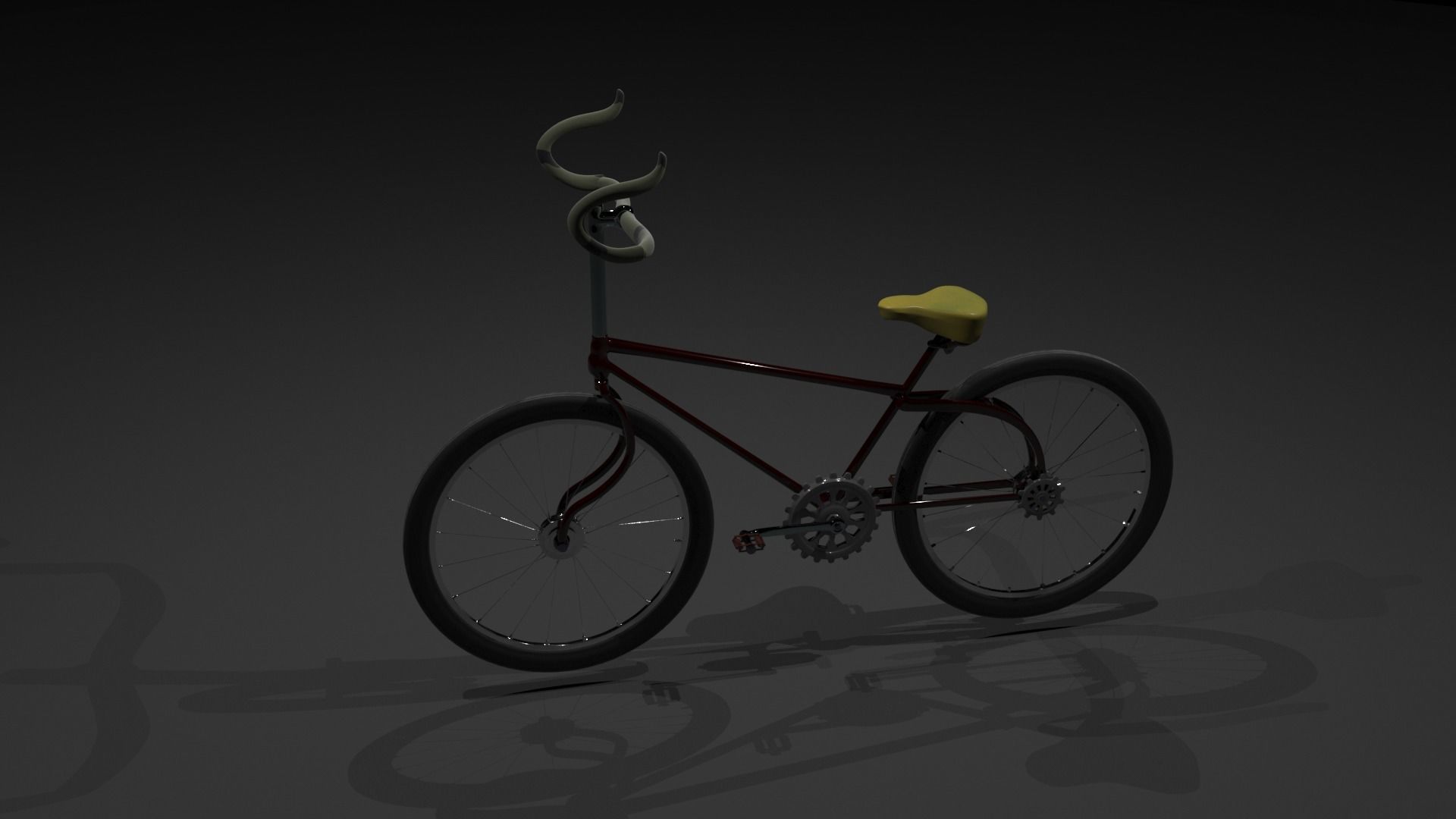 racing Bike  Free 3D model_4