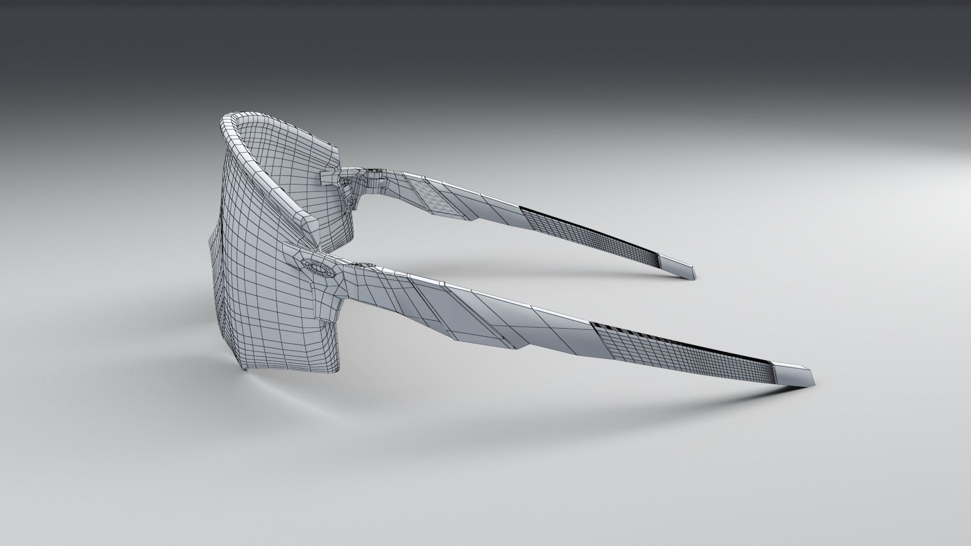 Oakley Encoder sport sunglasses Low-poly 3D model_7