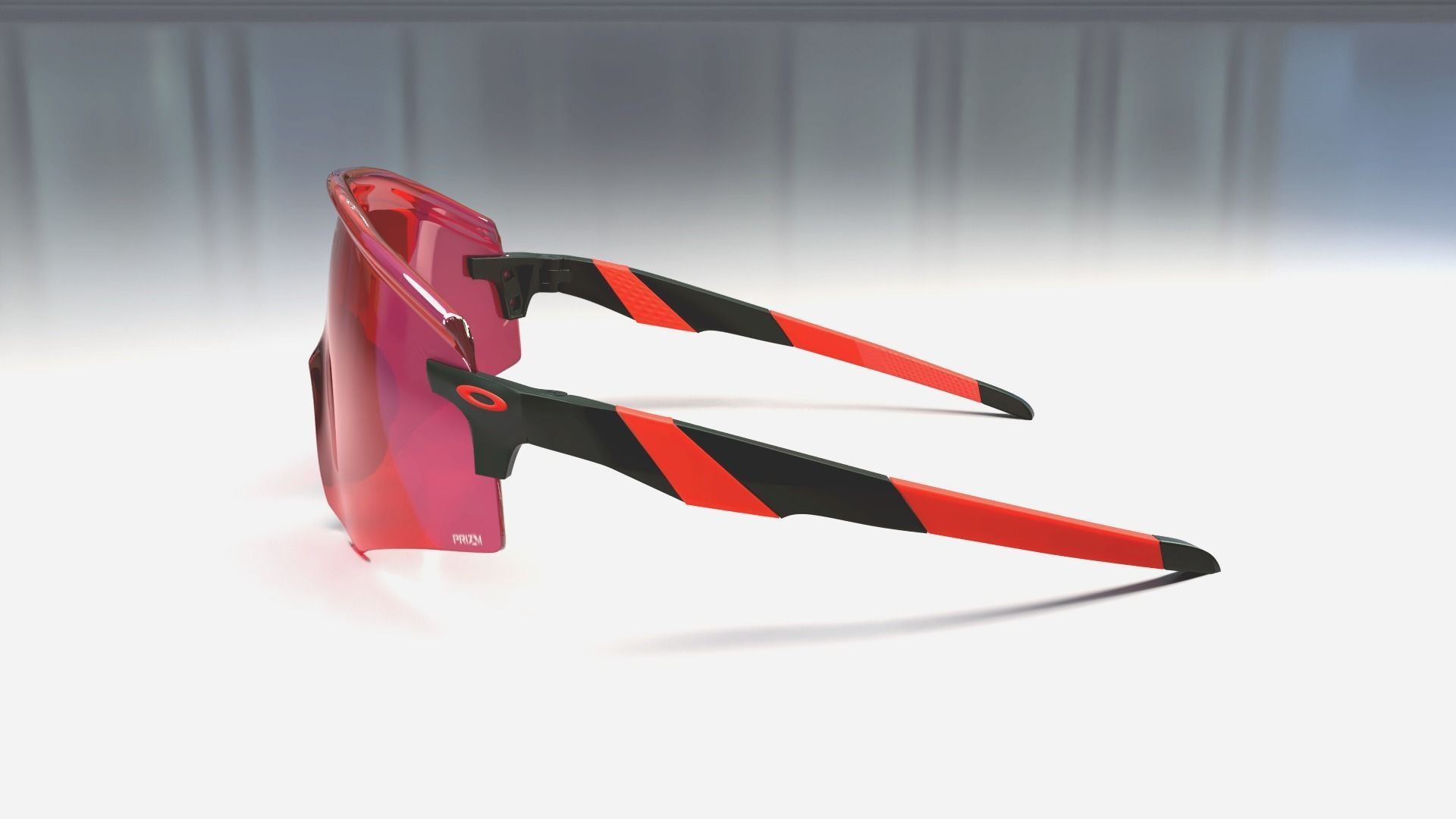 Oakley Encoder sport sunglasses Low-poly 3D model_1