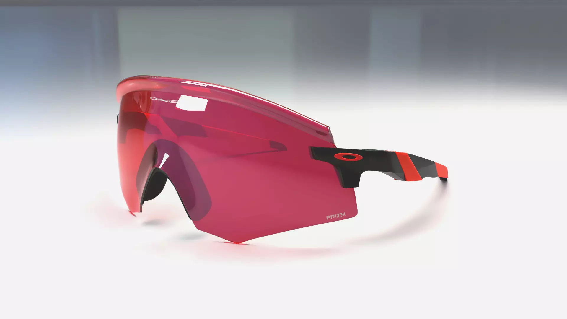 Oakley Encoder sport sunglasses Low-poly 3D model_0